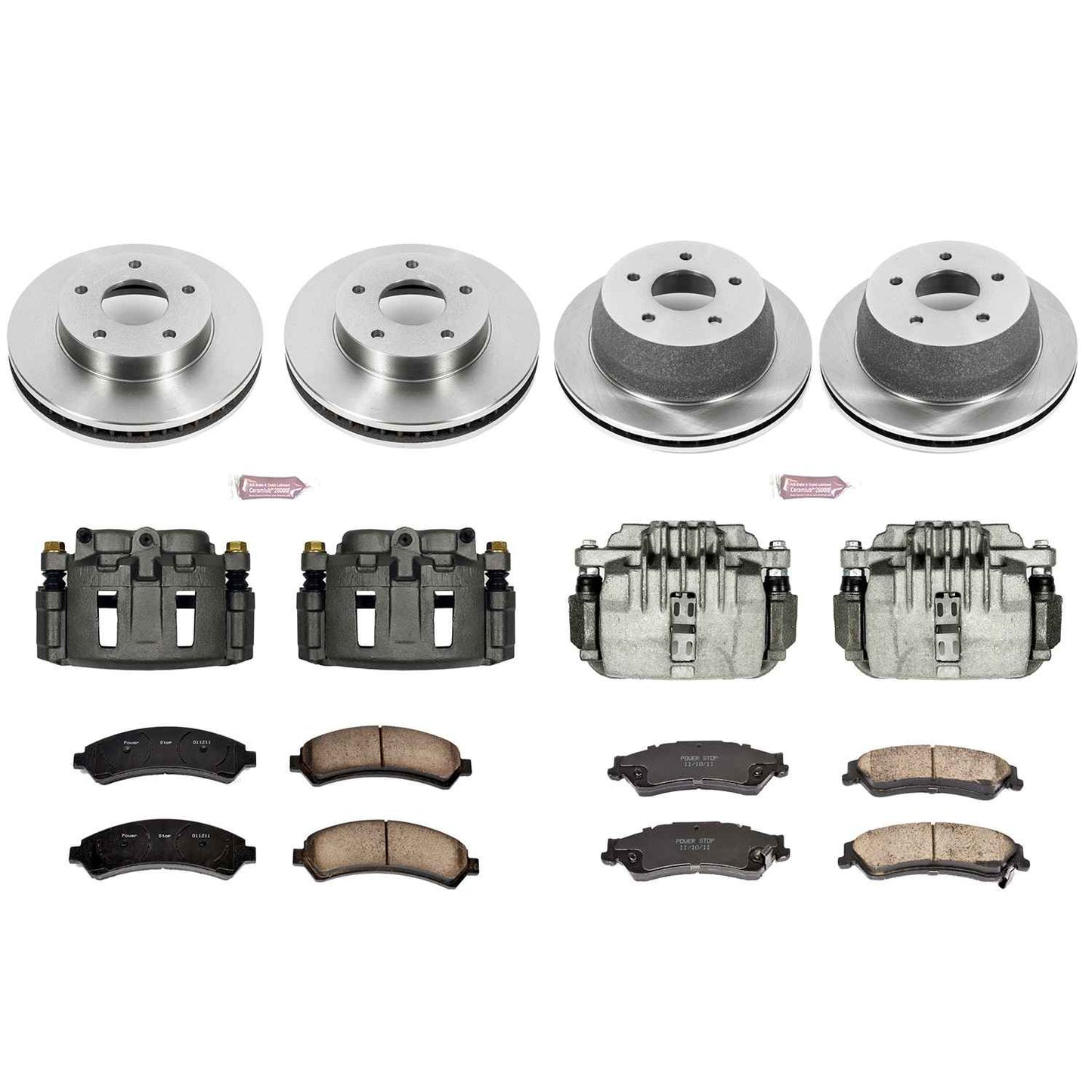 PowerStop Power Stop 98-05 Chevrolet Blazer Autospecialty Kit w/ Calipers - Front and Rear KCOE2006
