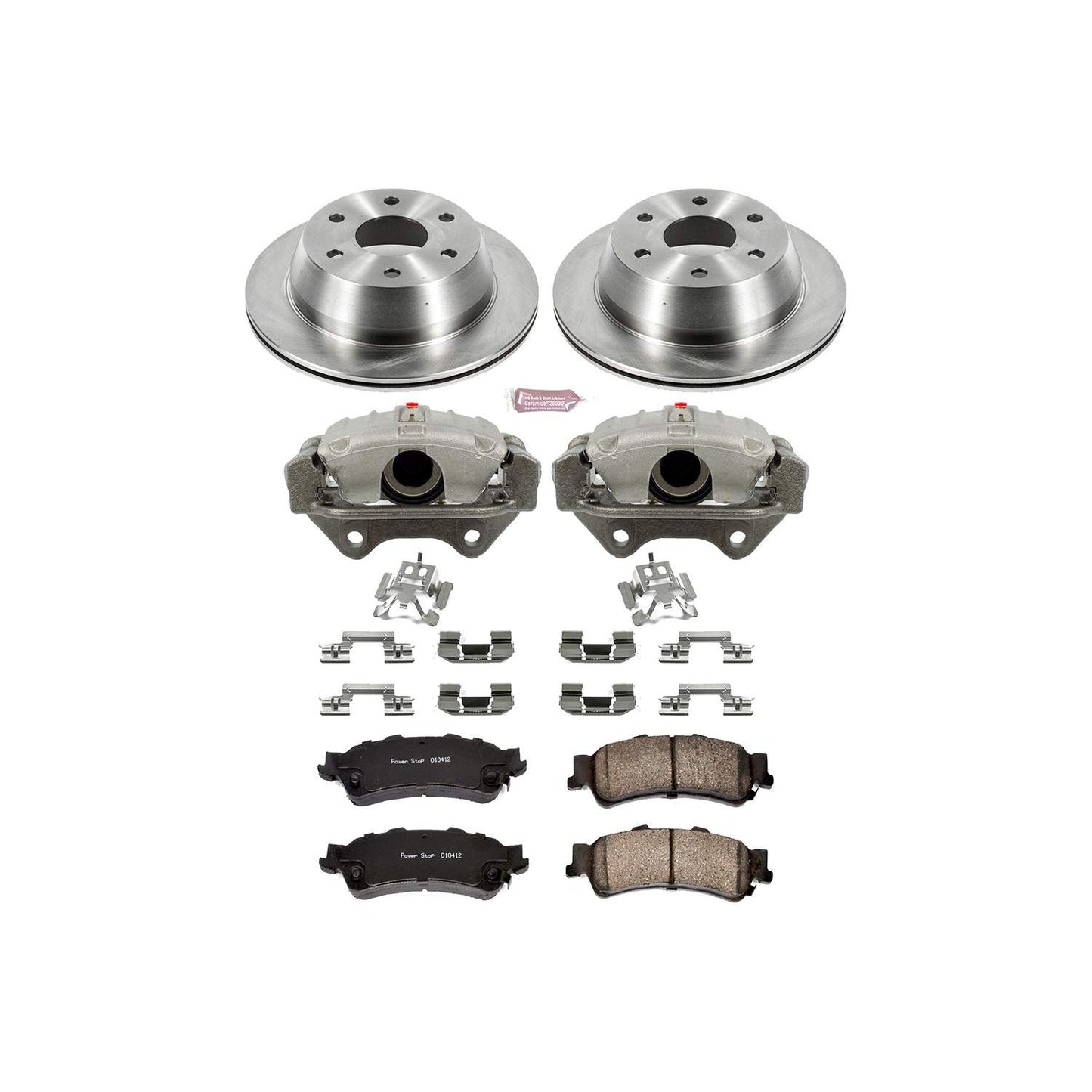 PowerStop Power Stop 03-06 Chevrolet Silverado 1500 Rear Autospecialty Brake Kit w/Calipers KCOE2018A