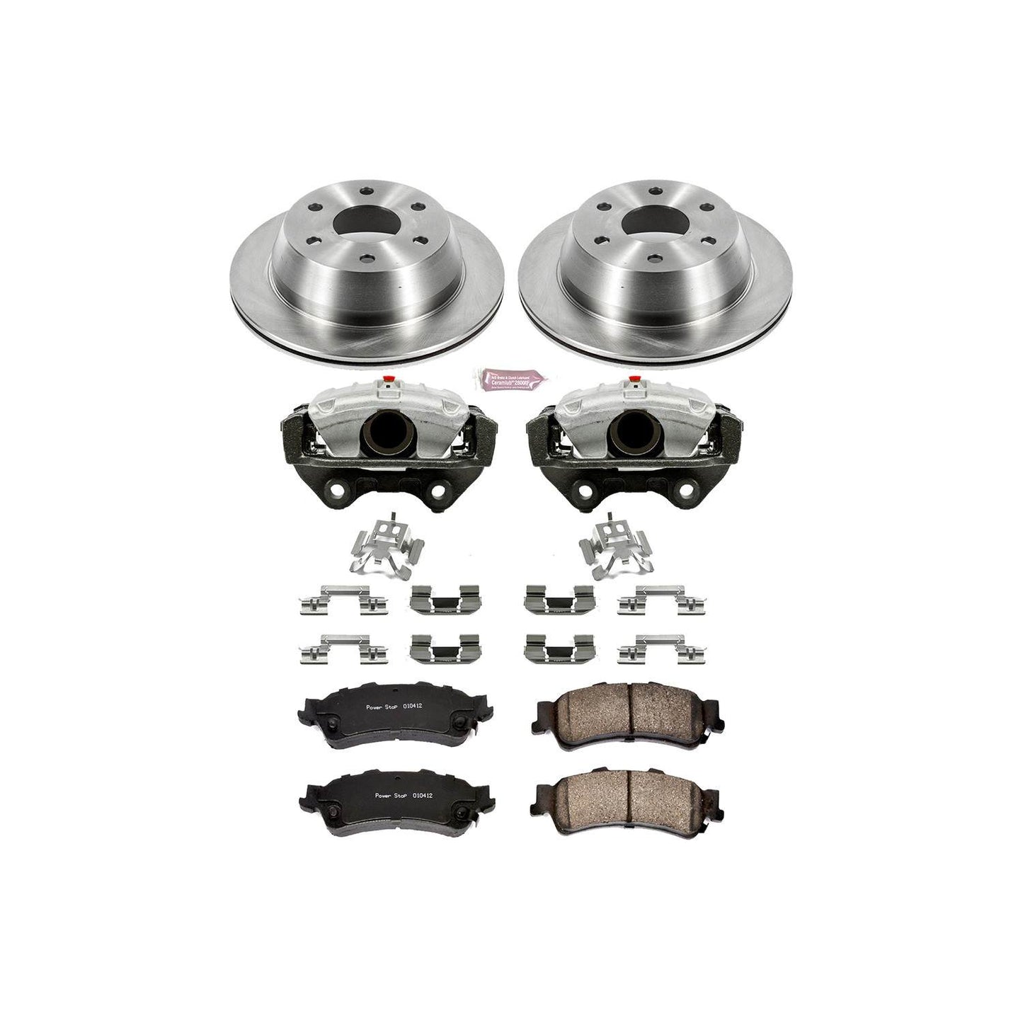 PowerStop Power Stop 03-05 Chevrolet Astro Rear Autospecialty Brake Kit w/Calipers KCOE2018