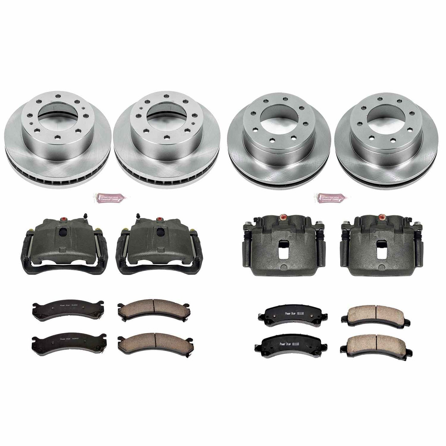 PowerStop Power Stop 03-17 Chevrolet Express 2500 Autospecialty Kit w/ Calipers - Front and Rear KCOE2025