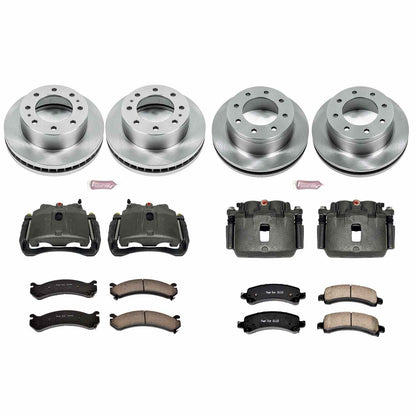 PowerStop Power Stop 03-17 Chevrolet Express 2500 Autospecialty Kit w/ Calipers - Front and Rear KCOE2025