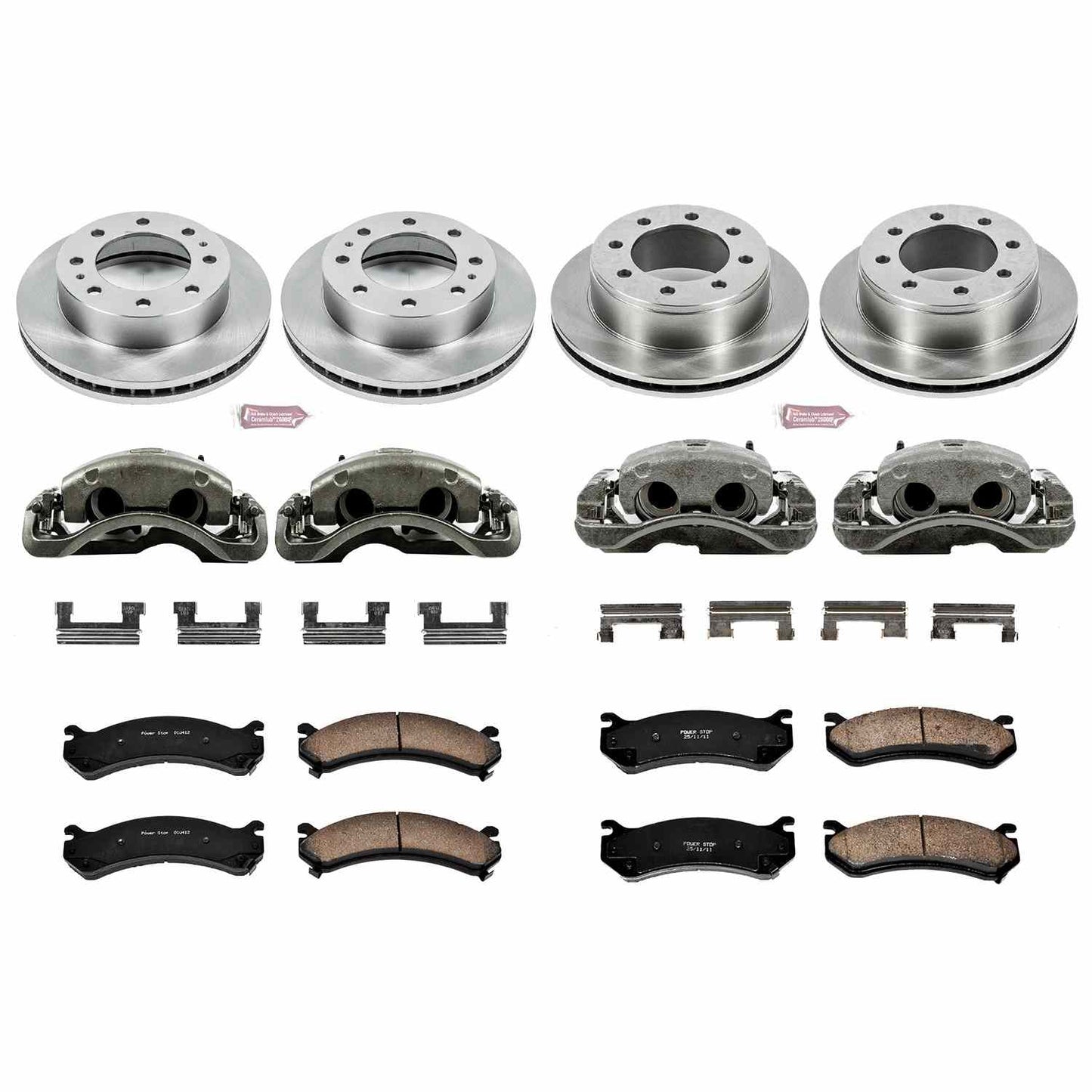 PowerStop Power Stop 02-06 Chevrolet Avalanche 2500 Autospecialty Kit w/ Calipers - Front and Rear KCOE2027
