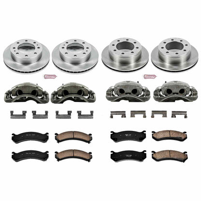 PowerStop Power Stop 02-06 Chevrolet Avalanche 2500 Autospecialty Kit w/ Calipers - Front and Rear KCOE2027