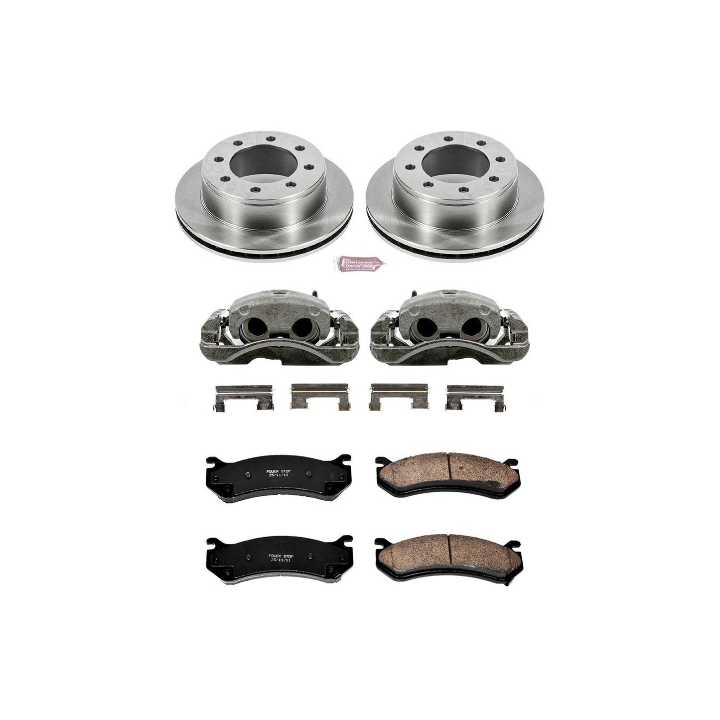 PowerStop Power Stop 02-06 Chevrolet Avalanche 2500 Rear Autospecialty Brake Kit w/Calipers KCOE2041