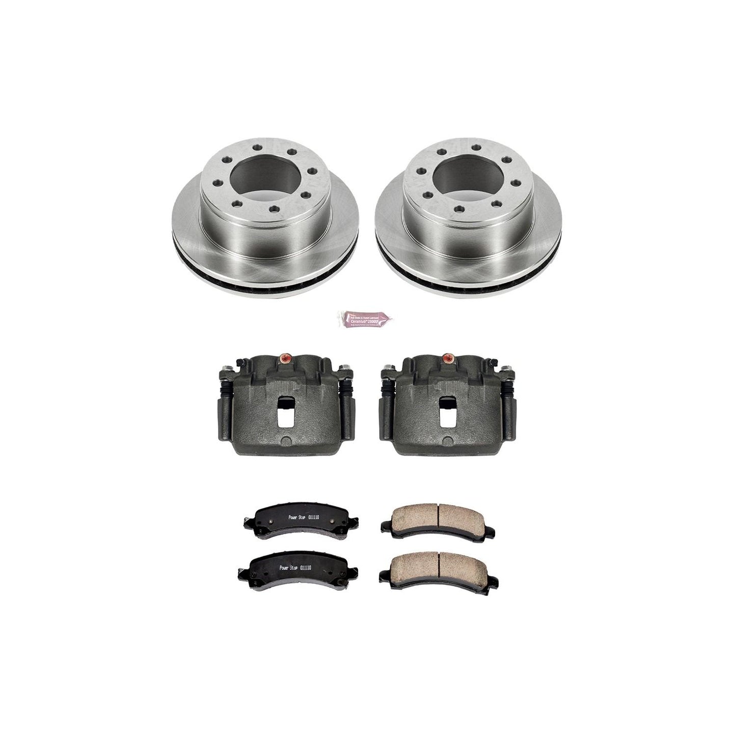 PowerStop Power Stop 06-17 Chevrolet Express 2500 Rear Autospecialty Brake Kit w/Calipers KCOE2043