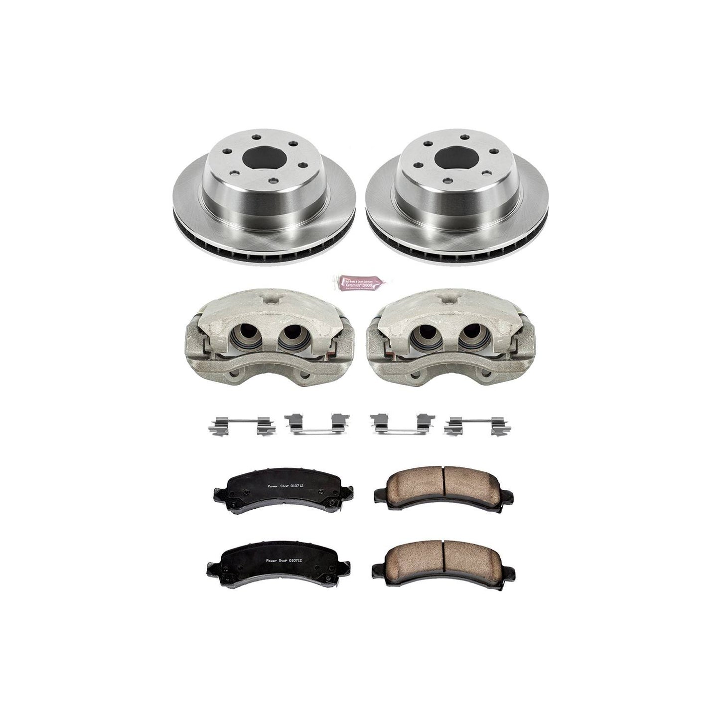 PowerStop Power Stop 03-06 Cadillac Escalade Rear Autospecialty Brake Kit w/Calipers KCOE2047