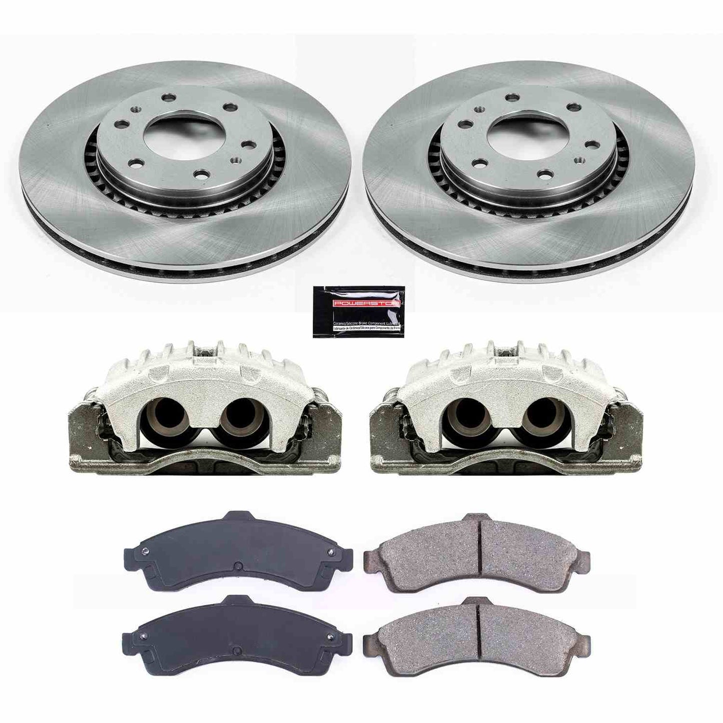 PowerStop Power Stop 2005 Saab 9-7x Front Autospecialty Brake Kit w/Calipers KCOE2061A