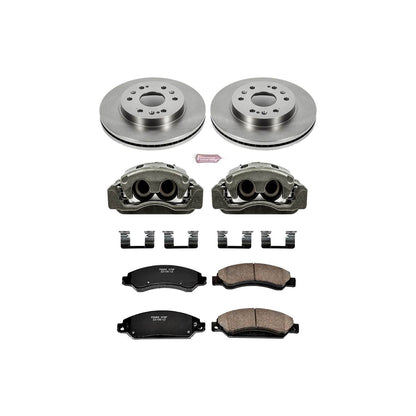 PowerStop Power Stop 07-08 Cadillac Escalade Front Autospecialty Brake Kit w/Calipers KCOE2067