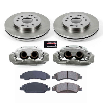 PowerStop Power Stop 08-19 Cadillac Escalade Front Autospecialty Brake Kit w/Calipers KCOE2069