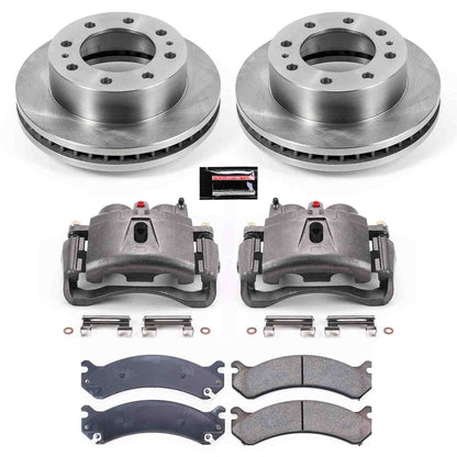 PowerStop Power Stop 03-19 Chevrolet Express 3500 Front Autospecialty Brake Kit w/Calipers KCOE2071A