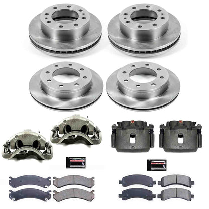 PowerStop Power Stop 14-19 Chevrolet Express 3500 Autospecialty Kit w/ Calipers - Front and Rear KCOE2072