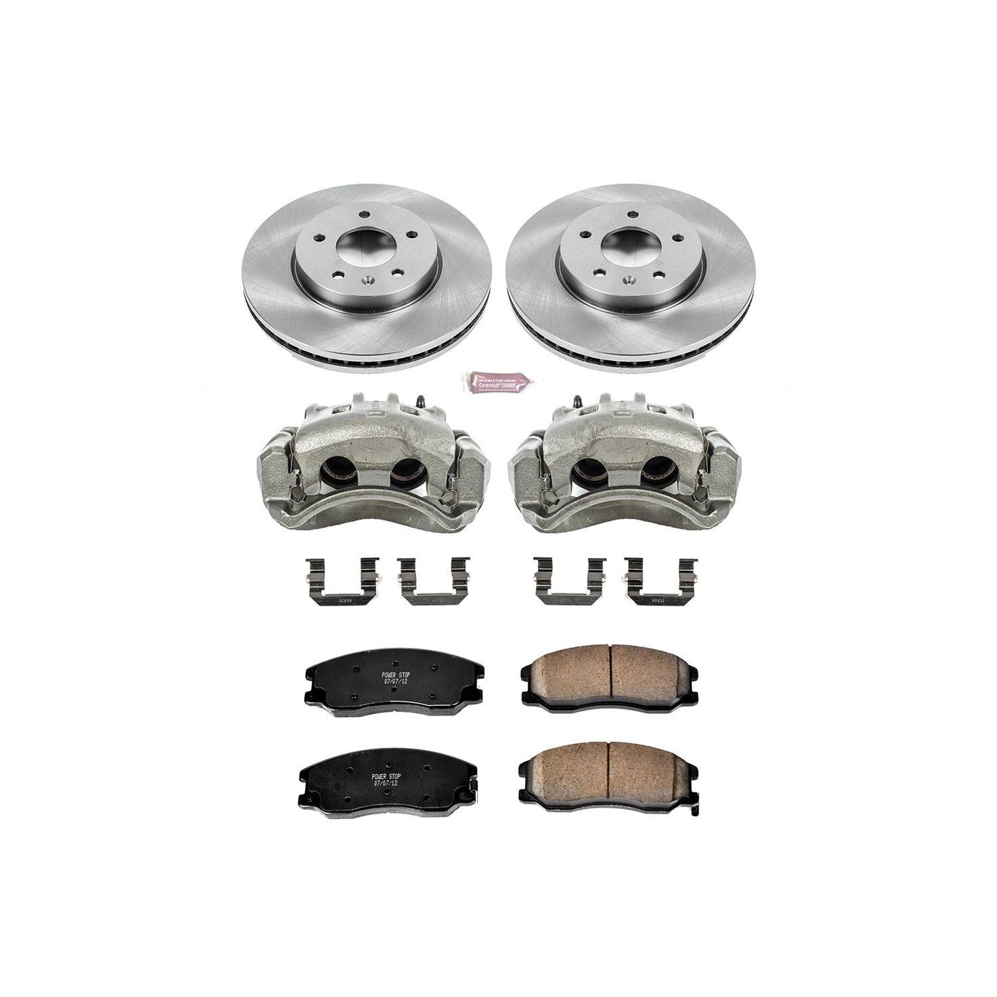 PowerStop Power Stop 12-15 Chevrolet Captiva Sport Front Autospecialty Brake Kit w/Calipers KCOE2090