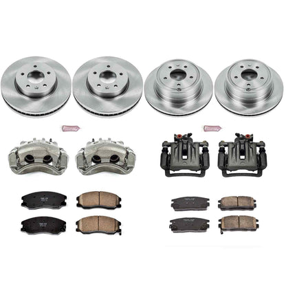 PowerStop Power Stop 12-15 Chevrolet Captiva Sport Autospecialty Kit w/ Calipers - Front and Rear KCOE2091