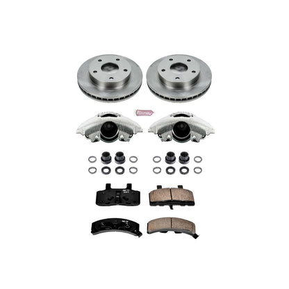 PowerStop Power Stop 94-99 Dodge Ram 1500 Front Autospecialty Brake Kit w/Calipers KCOE2126