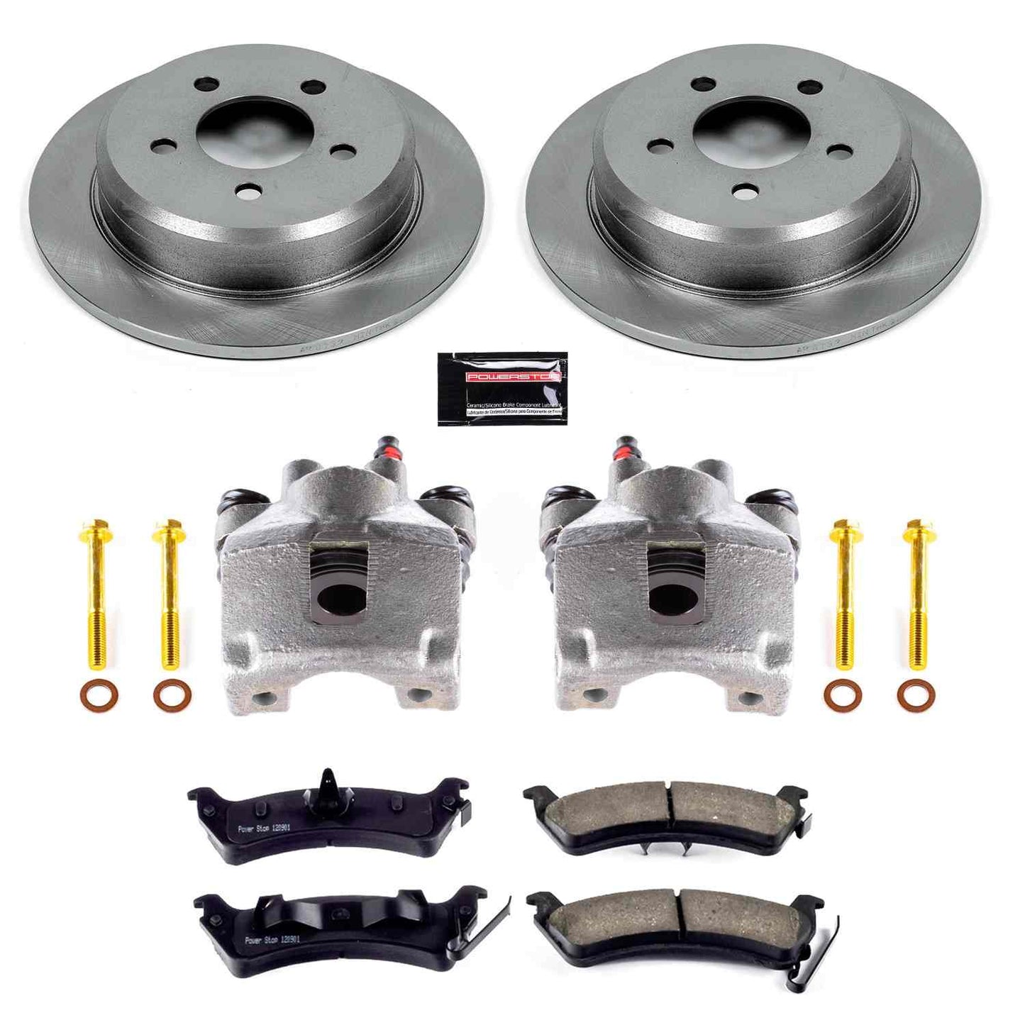 PowerStop Power Stop 93-98 Jeep Grand Cherokee Rear Autospecialty Brake Kit w/Calipers KCOE2131