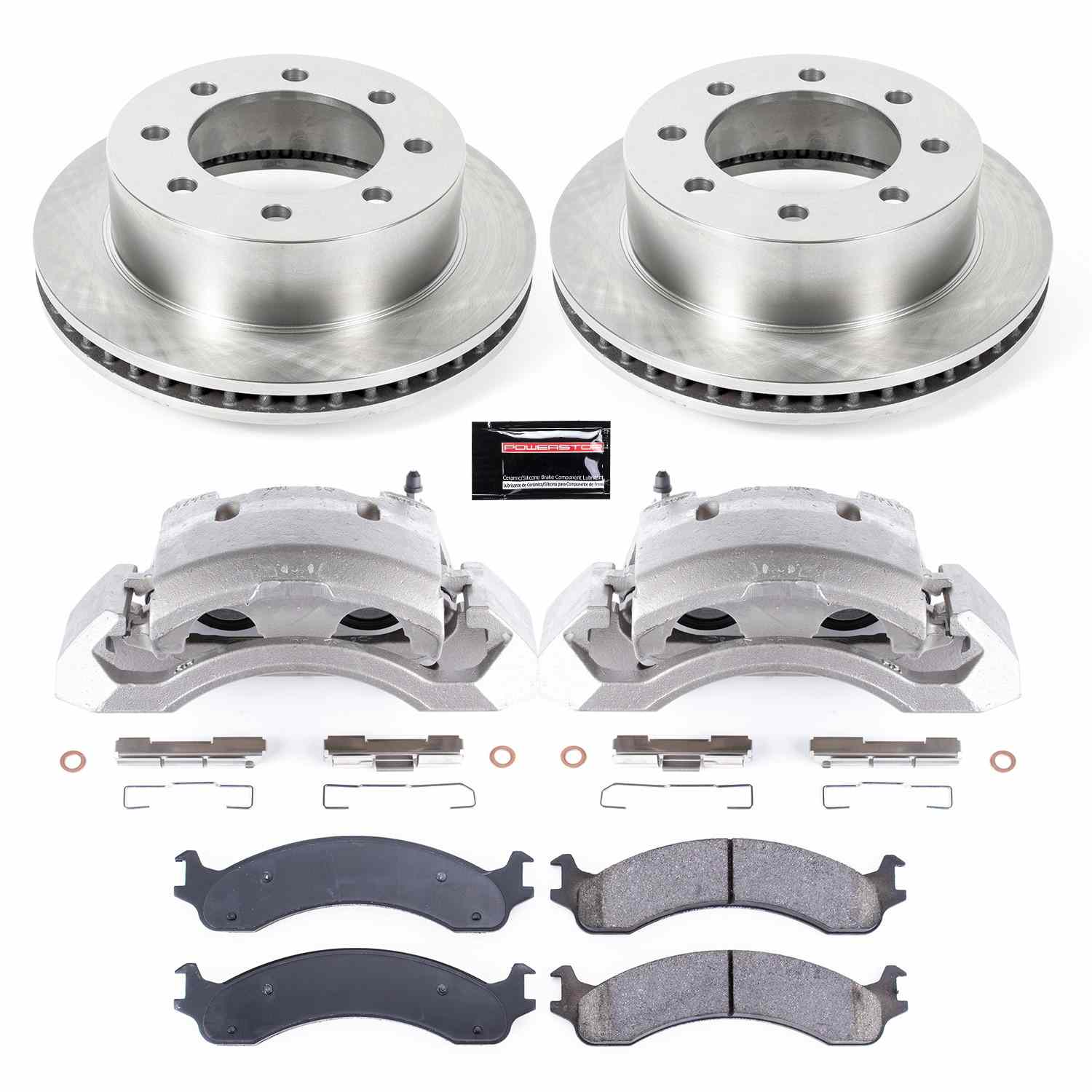 PowerStop Power Stop 00-02 Dodge Ram 2500 Front Autospecialty Brake Kit w/Calipers KCOE2156