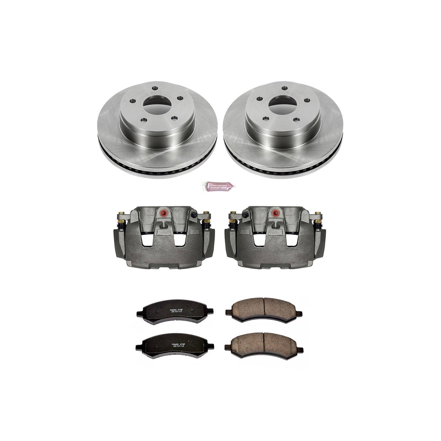 PowerStop Power Stop 07-09 Chrysler Aspen Front Autospecialty Brake Kit w/Calipers KCOE2163A