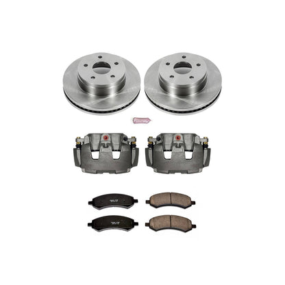 PowerStop Power Stop 07-09 Chrysler Aspen Front Autospecialty Brake Kit w/Calipers KCOE2163A