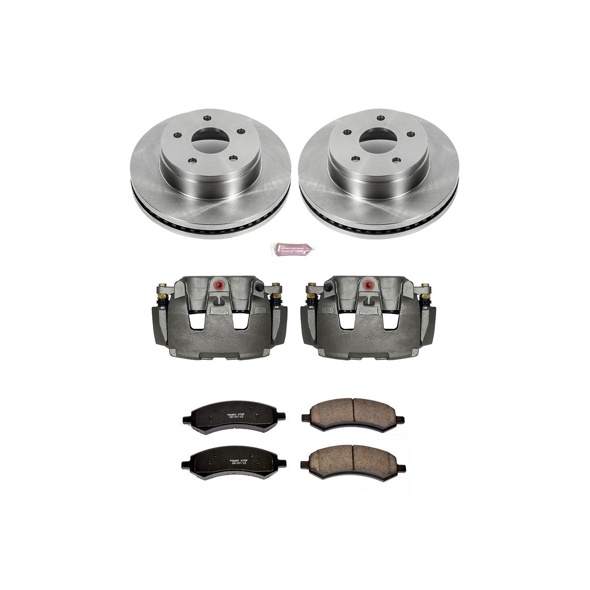 PowerStop Power Stop 07-09 Chrysler Aspen Front Autospecialty Brake Kit w/Calipers KCOE2163A