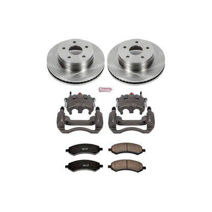 PowerStop Power Stop 07-09 Chrysler Aspen Front Autospecialty Brake Kit w/Calipers KCOE2163