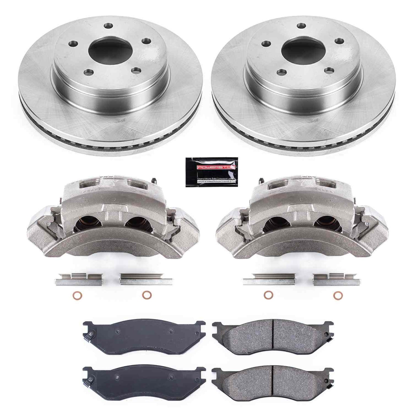 PowerStop Power Stop 04-06 Dodge Durango Front Autospecialty Brake Kit w/Calipers KCOE2165A