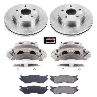 PowerStop Power Stop 04-06 Dodge Durango Front Autospecialty Brake Kit w/Calipers KCOE2165A