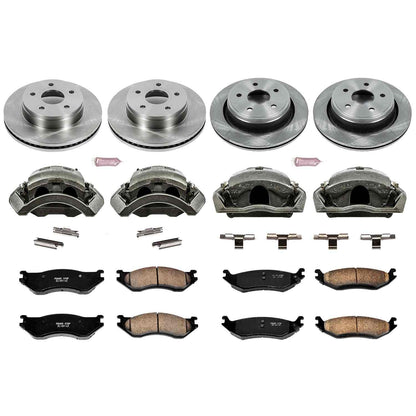PowerStop Power Stop 04-06 Dodge Durango Autospecialty Kit w/ Calipers - Front and Rear KCOE2166