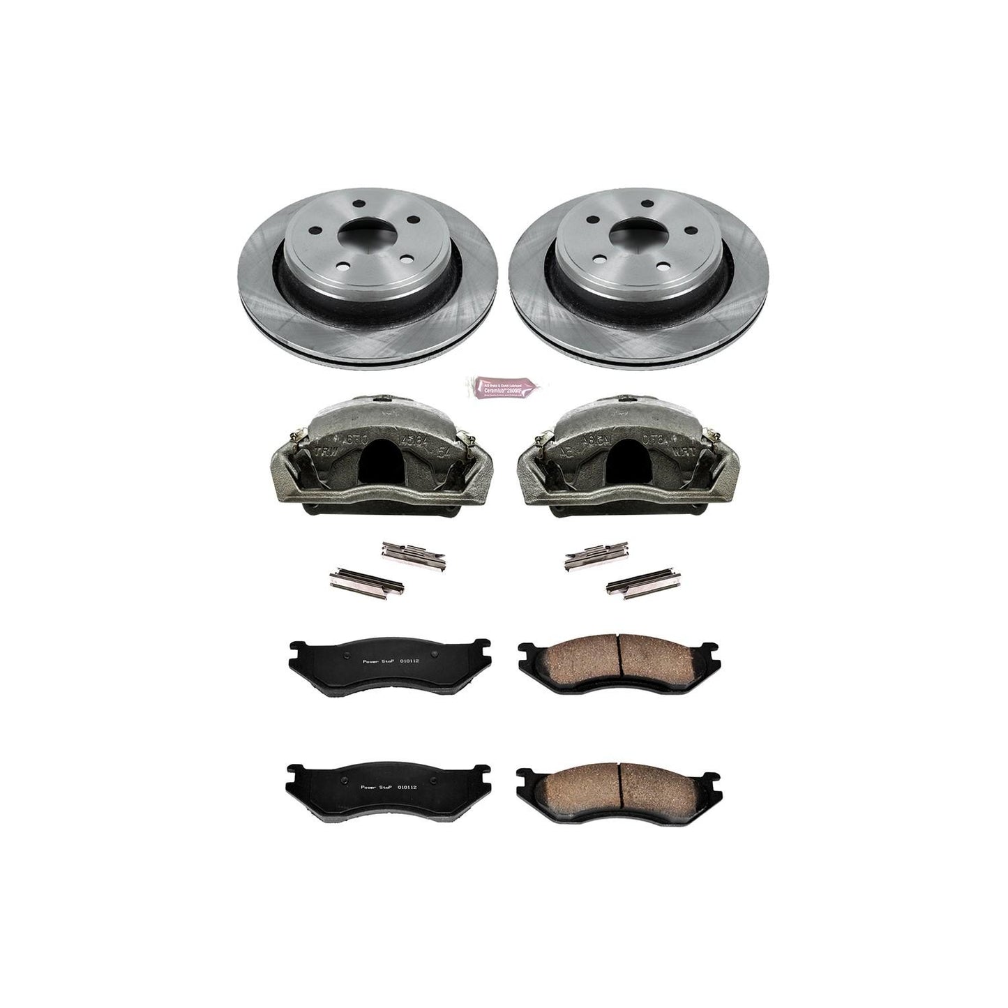 PowerStop Power Stop 03-05 Dodge Ram 1500 Front Autospecialty Brake Kit w/Calipers KCOE2167