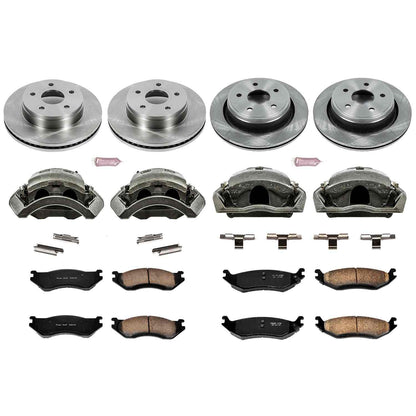 PowerStop Power Stop 03-05 Dodge Ram 1500 Autospecialty Kit w/ Calipers - Front and Rear KCOE2168