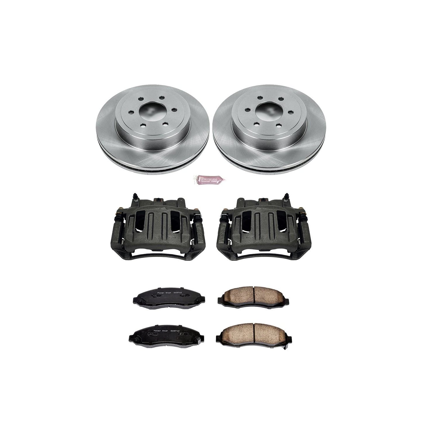 PowerStop Power Stop 03-04 Dodge Dakota Front Autospecialty Brake Kit w/Calipers KCOE2187