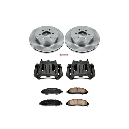 PowerStop Power Stop 03-04 Dodge Dakota Front Autospecialty Brake Kit w/Calipers KCOE2187