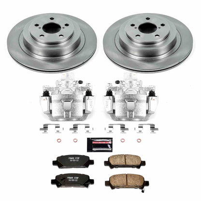PowerStop Power Stop 05-09 Subaru Legacy Rear Autospecialty Brake Kit w/Calipers KCOE219