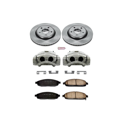 PowerStop Power Stop 06-10 Jeep Commander Front Autospecialty Brake Kit w/Calipers KCOE2219