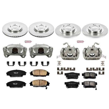 PowerStop Power Stop 00-09 Honda S2000 Autospecialty Kit w/ Calipers - Front and Rear KCOE2277