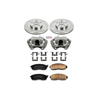 PowerStop Power Stop 02-04 Infiniti I35 Front Autospecialty Brake Kit w/Calipers KCOE2282