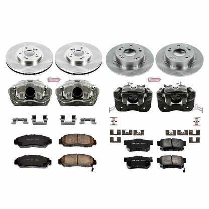 PowerStop Power Stop 04-08 Acura TSX Autospecialty Kit w/ Calipers - Front and Rear KCOE2297