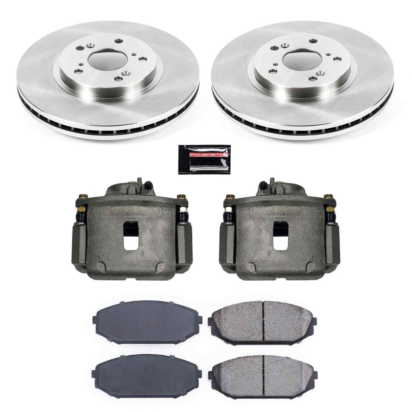 PowerStop Power Stop 01-02 Acura MDX Front Autospecialty Brake Kit w/Calipers KCOE2299