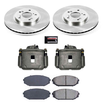 PowerStop Power Stop 01-02 Acura MDX Front Autospecialty Brake Kit w/Calipers KCOE2299