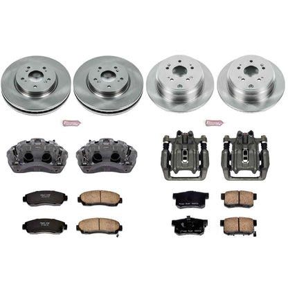 PowerStop Power Stop 10-12 Acura RDX Autospecialty Kit w/ Calipers - Front and Rear KCOE229