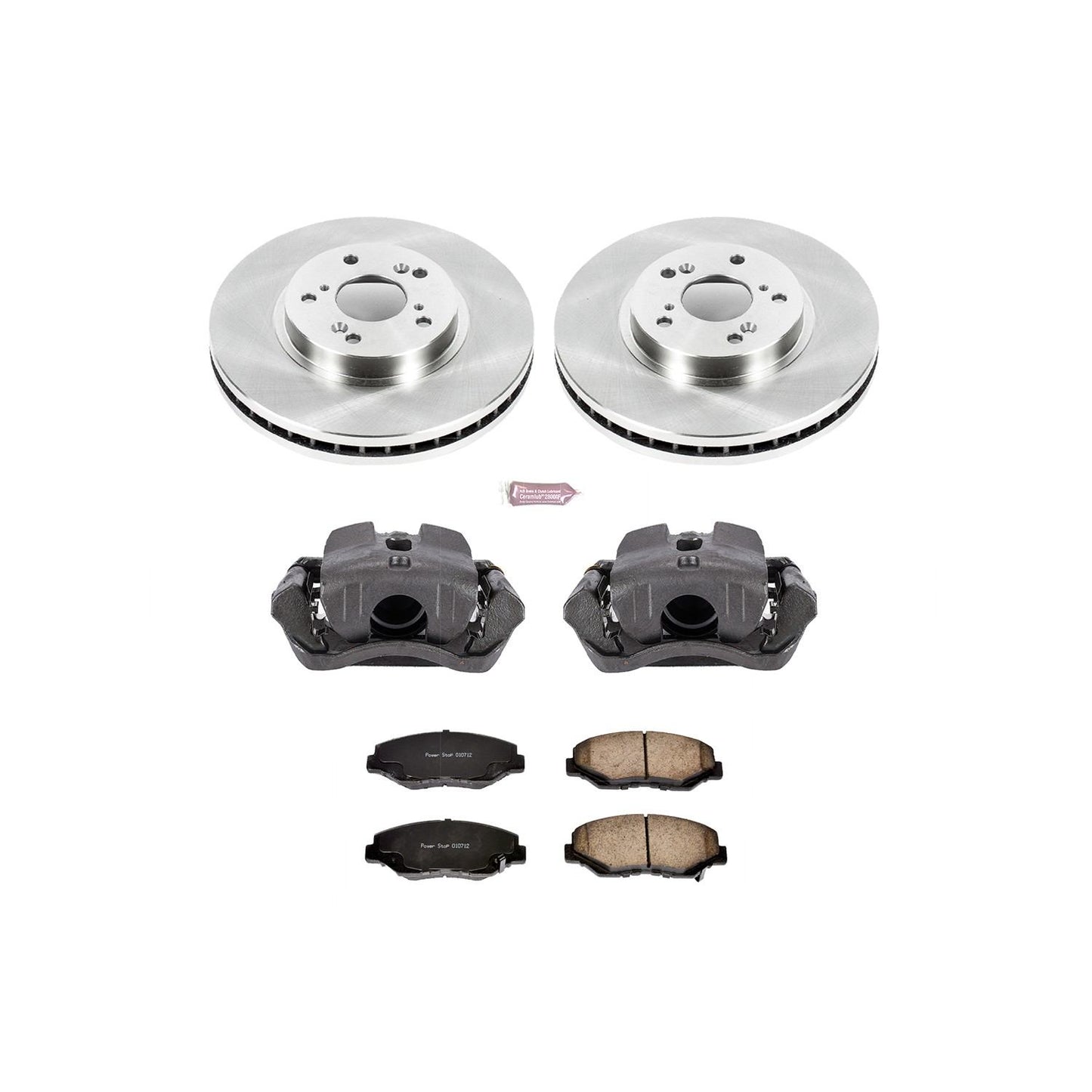 PowerStop Power Stop 03-08 Honda Pilot Front Autospecialty Brake Kit w/Calipers KCOE2302