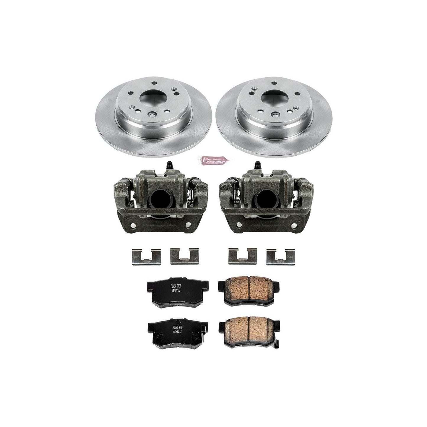 PowerStop Power Stop 99-03 Acura TL Rear Autospecialty Brake Kit w/Calipers KCOE2308