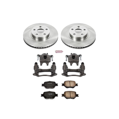 PowerStop Power Stop 00-02 Toyota Celica Front Autospecialty Brake Kit w/Calipers KCOE2313A