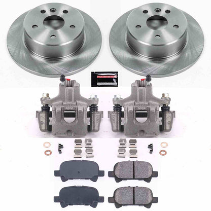 PowerStop Power Stop 00-04 Toyota Avalon Rear Autospecialty Brake Kit w/Calipers KCOE2322