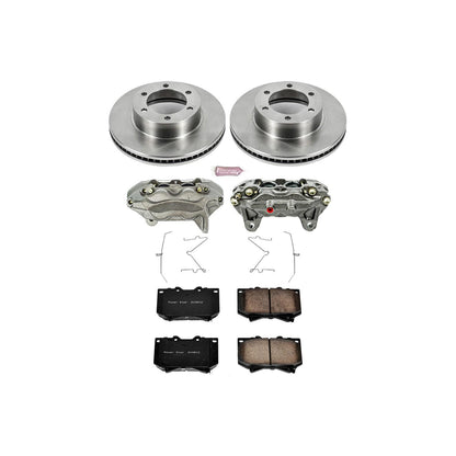PowerStop Power Stop 01-02 Toyota Sequoia Front Autospecialty Brake Kit w/Calipers KCOE2323