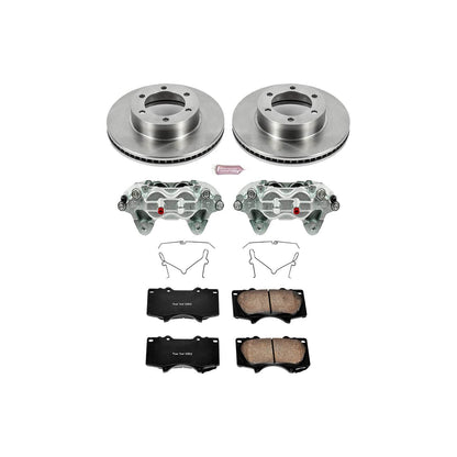 PowerStop Power Stop 01-07 Toyota Sequoia Front Autospecialty Brake Kit w/Calipers KCOE2324