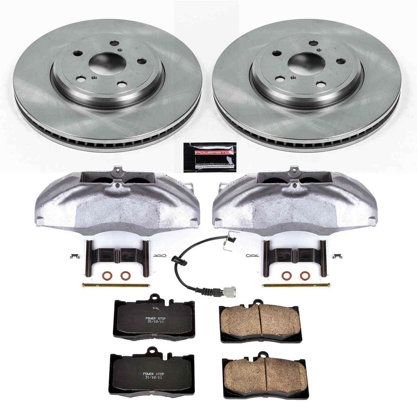 PowerStop Power Stop 01-06 Lexus LS430 Front Autospecialty Brake Kit w/Calipers KCOE2327