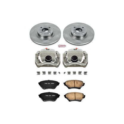 PowerStop Power Stop 01-05 Mazda Miata Front Autospecialty Brake Kit w/Calipers KCOE2353