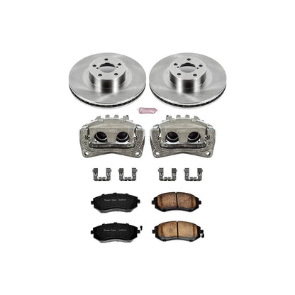 PowerStop Power Stop 05-06 Saab 9-2X Front Autospecialty Brake Kit w/Calipers KCOE2373
