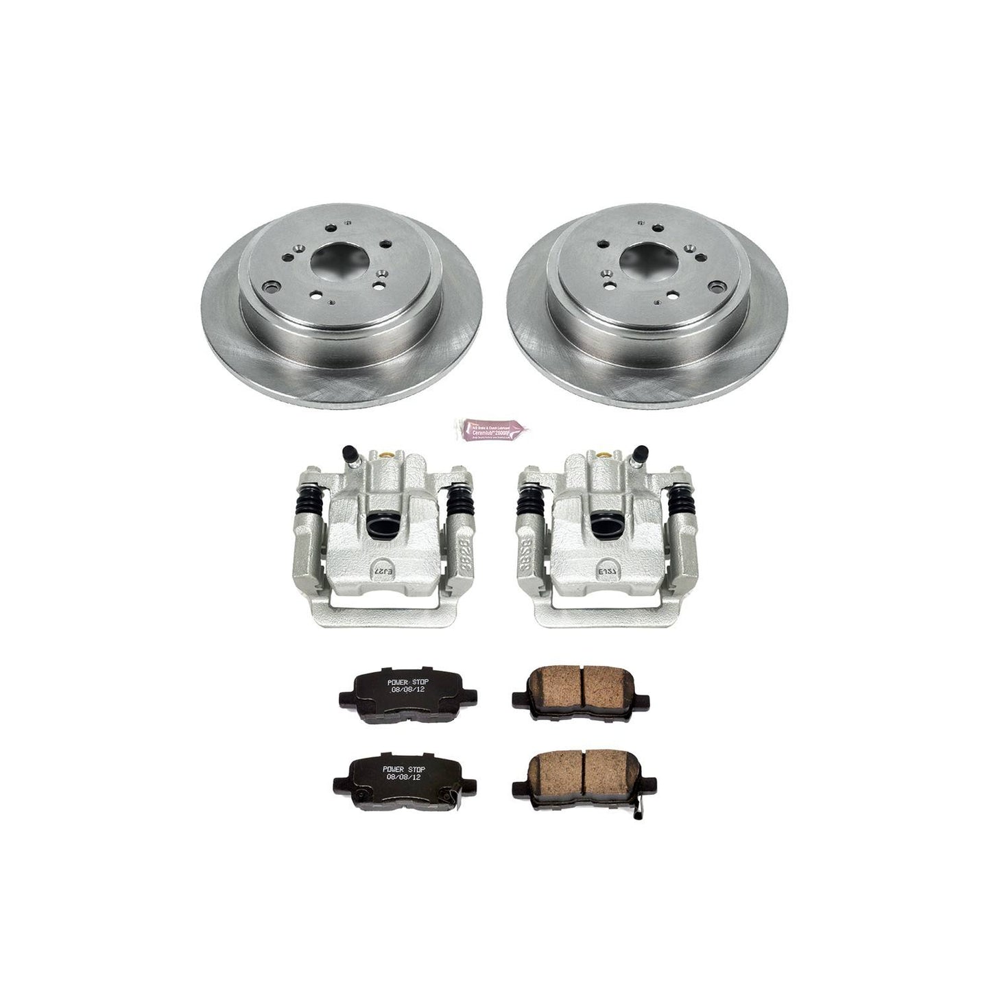 PowerStop Power Stop 01-06 Acura MDX Rear Autospecialty Brake Kit w/Calipers KCOE2382