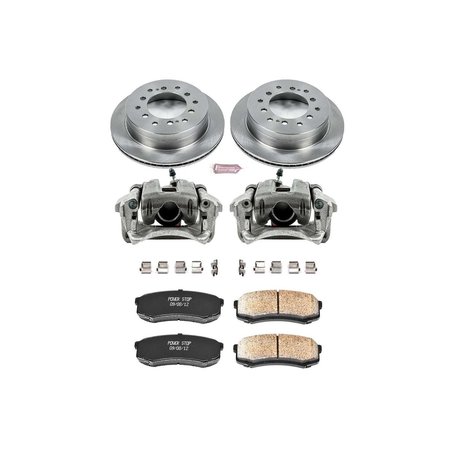 PowerStop Power Stop 03-09 Lexus GX470 Rear Autospecialty Brake Kit w/Calipers KCOE2405